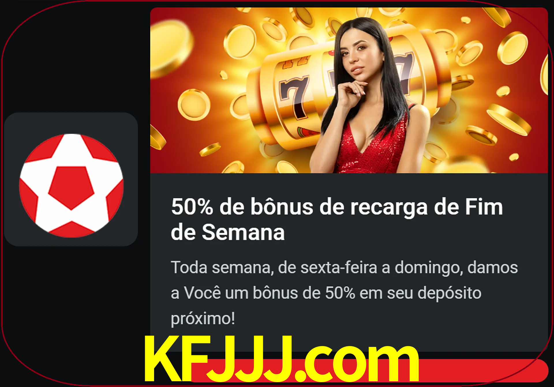 Volte a cada semana para receber novos bônus em dinheiro.
