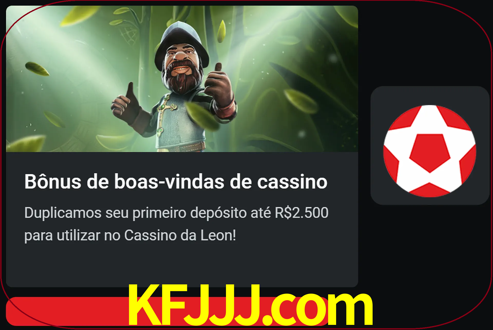 Receba seu dinheiro do bônus de boas-vindas após o primeiro depósito.