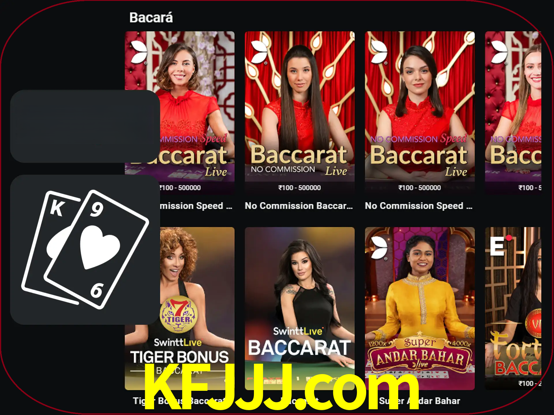Ganhe muito dinheiro jogando jogos de bacará.