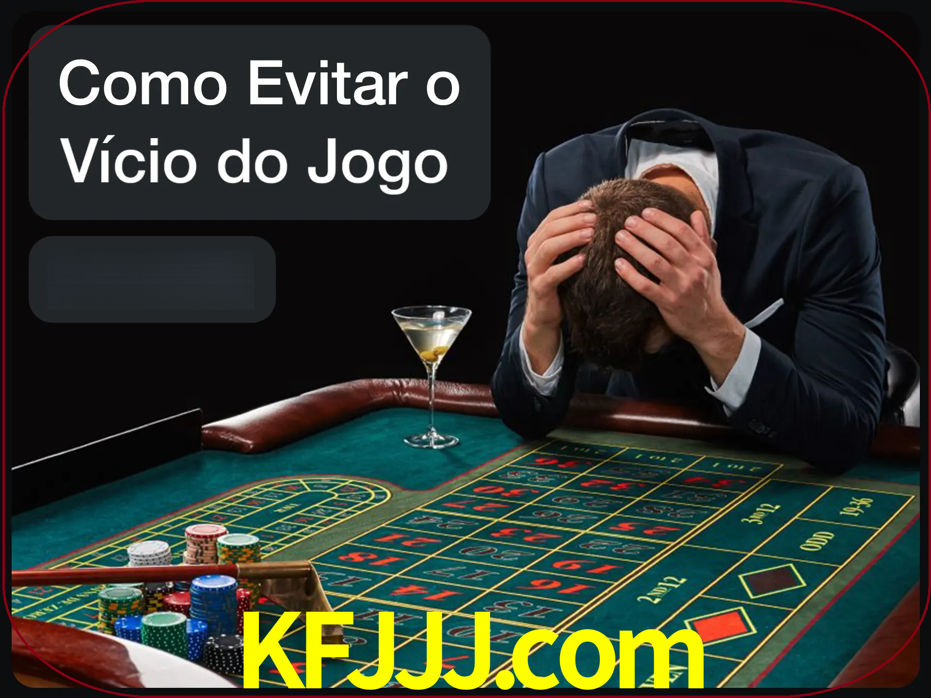 Você é responsável por cada uma de suas apostas.
